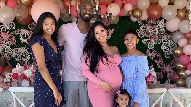 Kobe Bryant and family